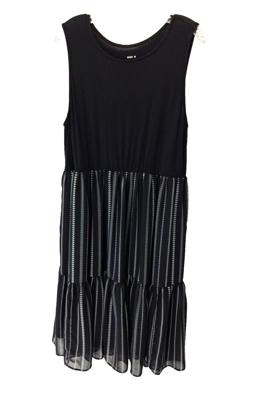 Torrid Women's Summer Soft Knits Shirred Black Tank Ruffled Maxi Dress Size 2